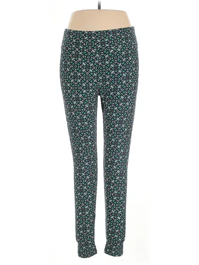 Pre-owned Lularoe Leggings In Green