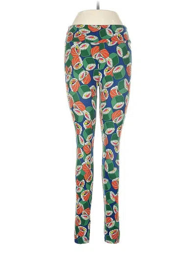 Pre-owned Lularoe Leggings In Green