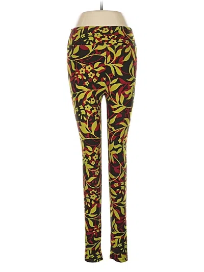 Pre-owned Lularoe Leggings In Green