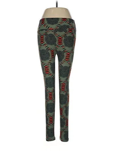 Pre-owned Lularoe Leggings In Green