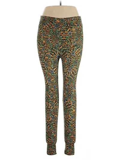 Pre-owned Lularoe Leggings In Green