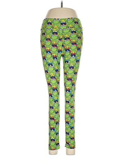 Pre-owned Lularoe Leggings In Green