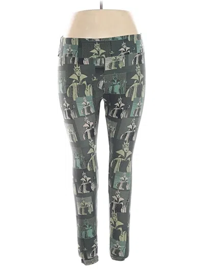 Pre-owned Lularoe Leggings In Green