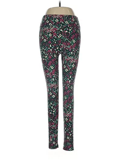 Pre-owned Lularoe Leggings In Green