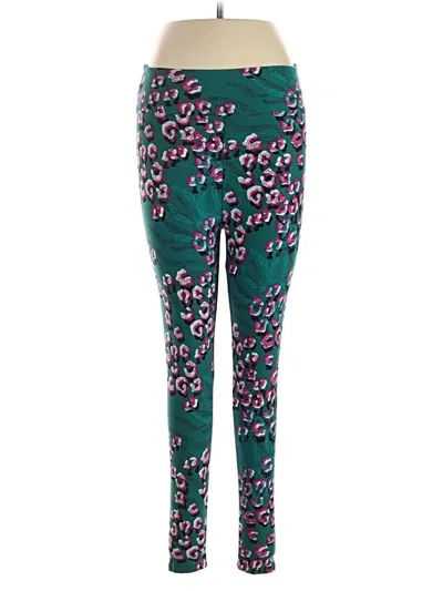 Pre-owned Lularoe Leggings In Green