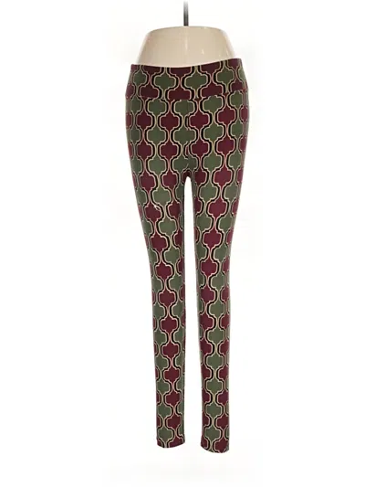 Pre-owned Lularoe Leggings In Green
