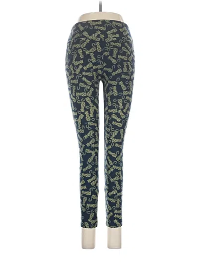 Pre-owned Lularoe Leggings In Green