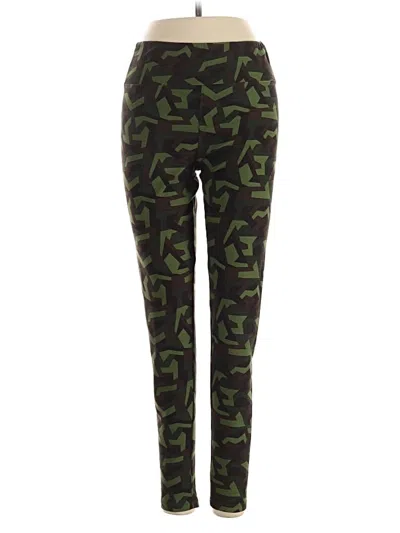 Pre-owned Lularoe Leggings In Green