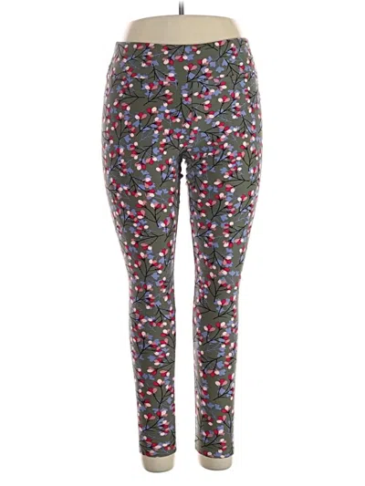 Pre-owned Lularoe Leggings In Green