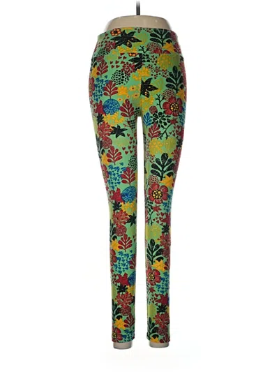Pre-owned Lularoe Leggings In Green