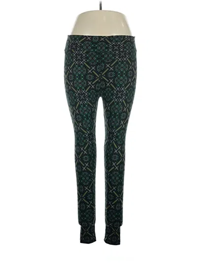 Pre-owned Lularoe Leggings In Green