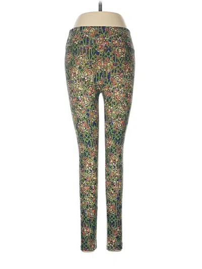 Pre-owned Lularoe Leggings In Green