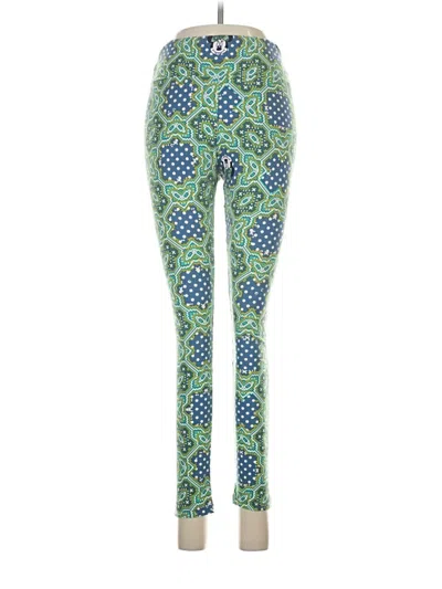 Pre-owned Lularoe Leggings In Green