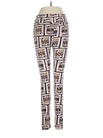 Pre-owned Lularoe Leggings In Ivory