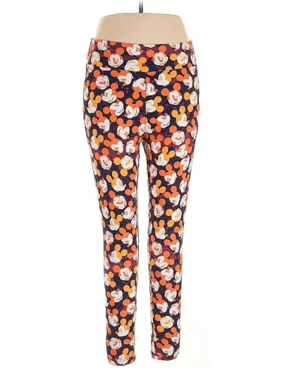 Pre-owned Lularoe Leggings In Orange