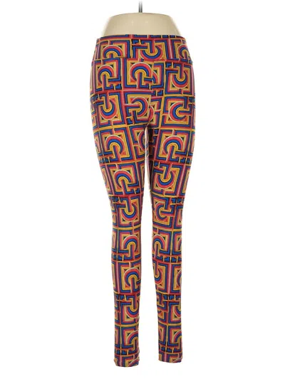 Pre-owned Lularoe Leggings In Orange