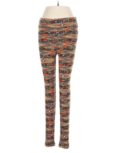 Pre-owned Lularoe Leggings In Orange