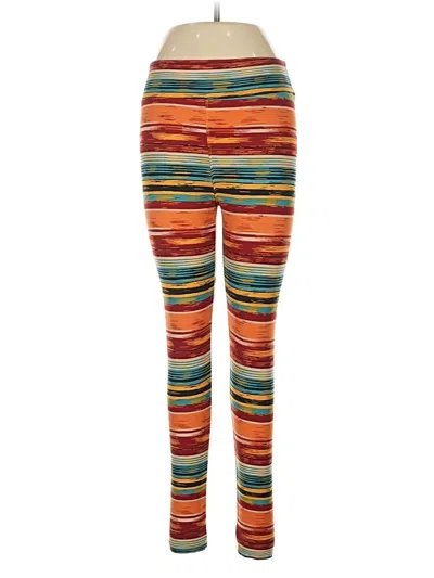 Pre-owned Lularoe Leggings In Orange