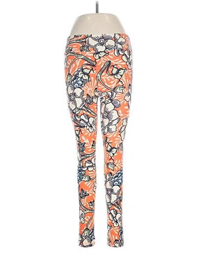 Pre-owned Lularoe Leggings In Orange