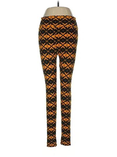 Pre-owned Lularoe Leggings In Orange