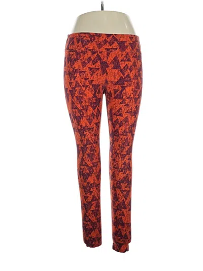 Pre-owned Lularoe Leggings In Orange
