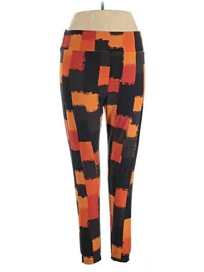 Pre-owned Lularoe Leggings In Orange