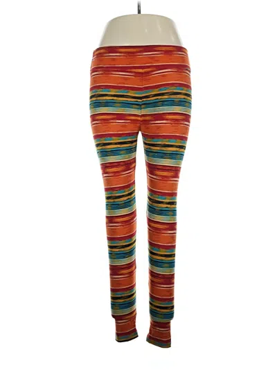 Pre-owned Lularoe Leggings In Orange
