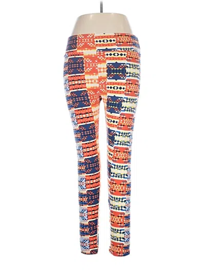 Pre-owned Lularoe Leggings In Orange