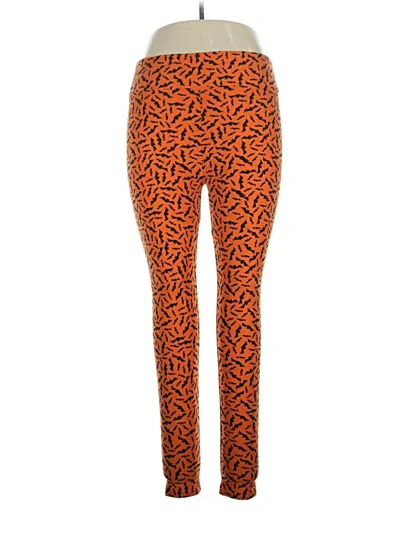 Pre-owned Lularoe Leggings In Orange