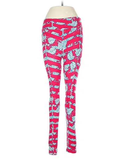 Pre-owned Lularoe Leggings In Pink