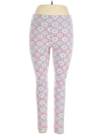 Pre-owned Lularoe Leggings In Pink