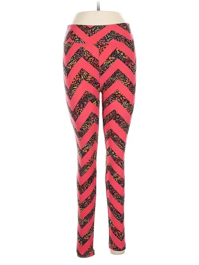 Pre-owned Lularoe Leggings In Pink