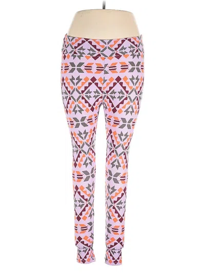 Pre-owned Lularoe Leggings In Pink
