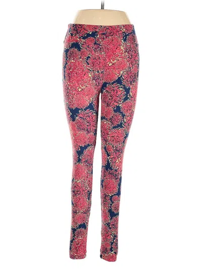 Pre-owned Lularoe Leggings In Pink