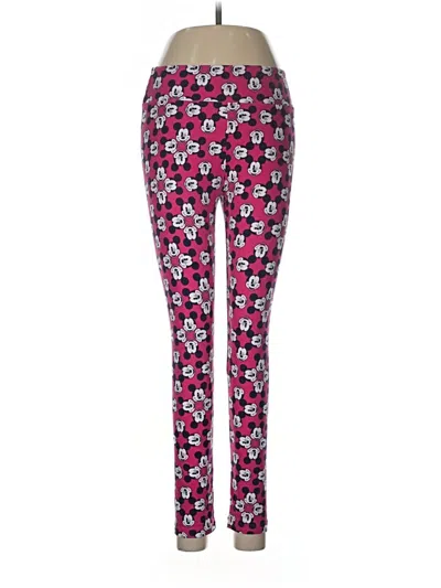 Pre-owned Lularoe Leggings In Pink