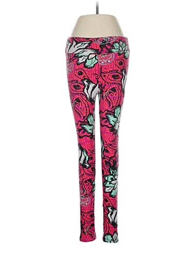 Pre-owned Lularoe Leggings In Pink
