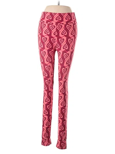Pre-owned Lularoe Leggings In Pink