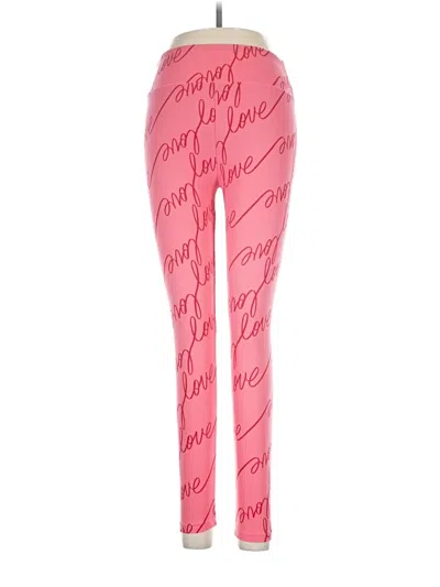 Pre-owned Lularoe Leggings In Pink