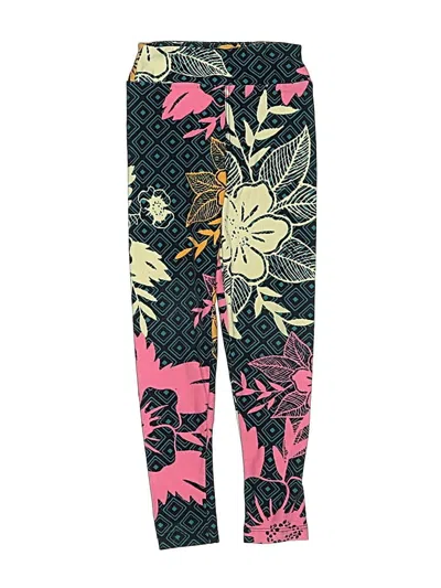 Pre-owned Lularoe Kids' Leggings In Pink