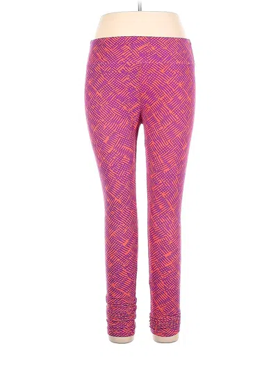 Pre-owned Lularoe Leggings In Pink