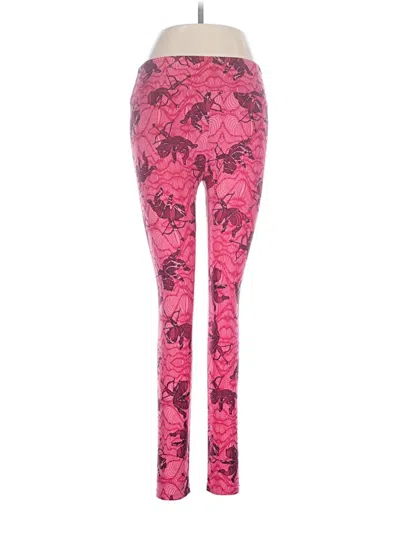 Pre-owned Lularoe Leggings In Pink