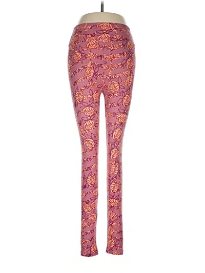 Pre-owned Lularoe Leggings In Pink