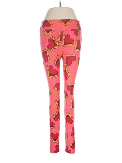 Pre-owned Lularoe Leggings In Pink