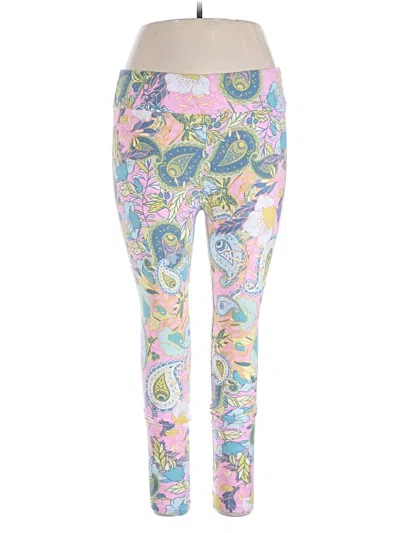 Pre-owned Lularoe Leggings In Pink