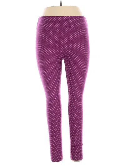 Pre-owned Lularoe Leggings In Purple