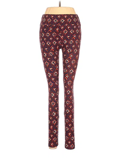 Pre-owned Lularoe Leggings In Purple