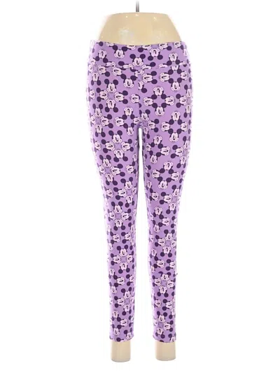 Pre-owned Lularoe Leggings In Purple