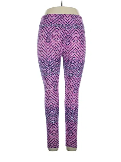Pre-owned Lularoe Leggings In Purple