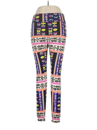 Pre-owned Lularoe Leggings In Purple