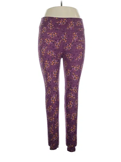 Pre-owned Lularoe Leggings In Purple
